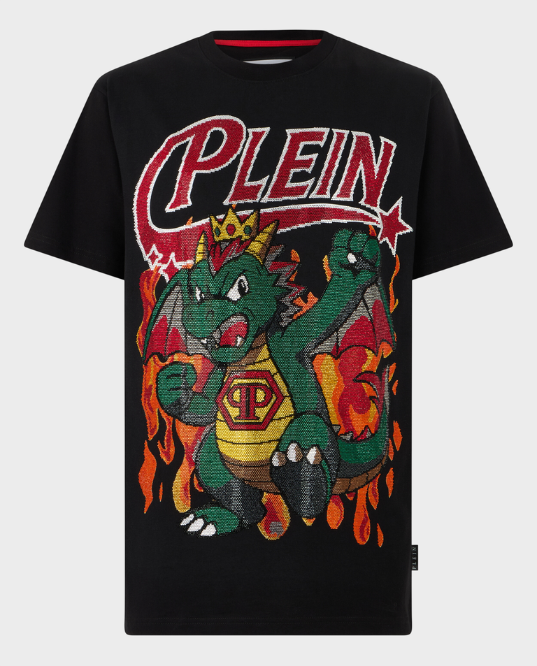 Czarny t-shirt Big Dragon Stones