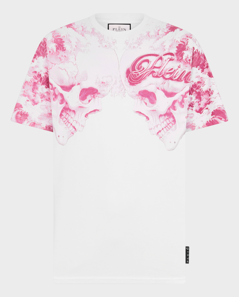 Biały t-shirt Ceramic Skulls