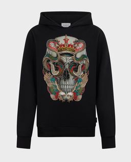 Czarna bluza z kapturem King Of Snakes Stones - Image #0