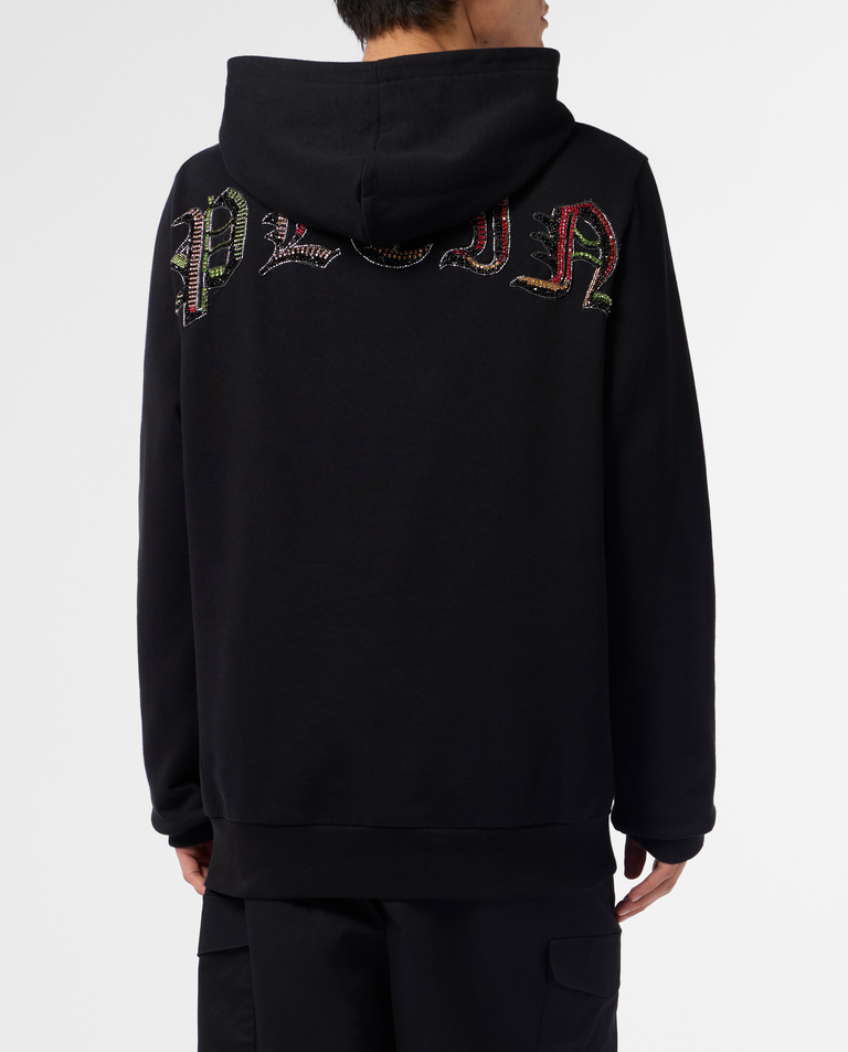 Czarna bluza z kapturem King Of Snakes Stones - Image #2