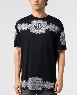 Czarny t-shirt Baroque Stones - Image #1