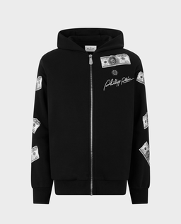 Czarna bluza z kapturem Dollar Stones - Image #0