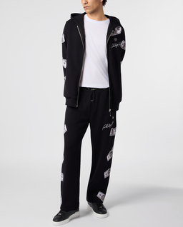 Czarna bluza z kapturem Dollar Stones - Image #3