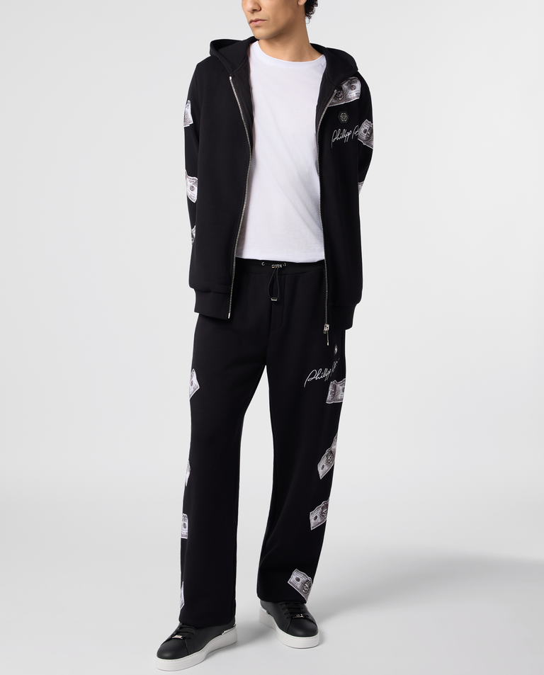 Czarna bluza z kapturem Dollar Stones - Image #3