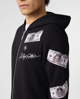 Czarna bluza z kapturem Dollar Stones - Image #4