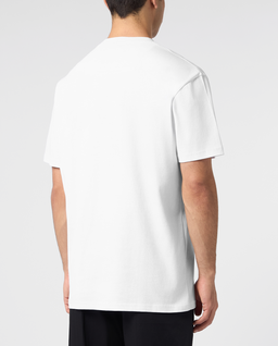 Biały t-shirt Neon Space Rocket - Image #2
