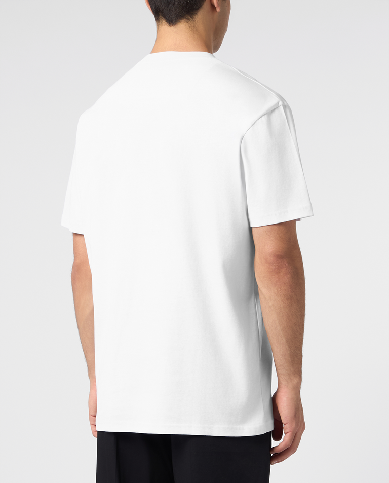 Biały t-shirt Neon Space Rocket - Image #2