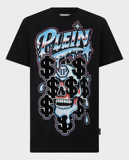 Czarny t-shirt Dollar Dripping - Image #0