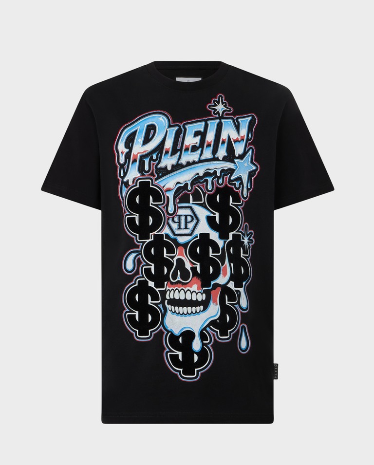 Czarny t-shirt Dollar Dripping