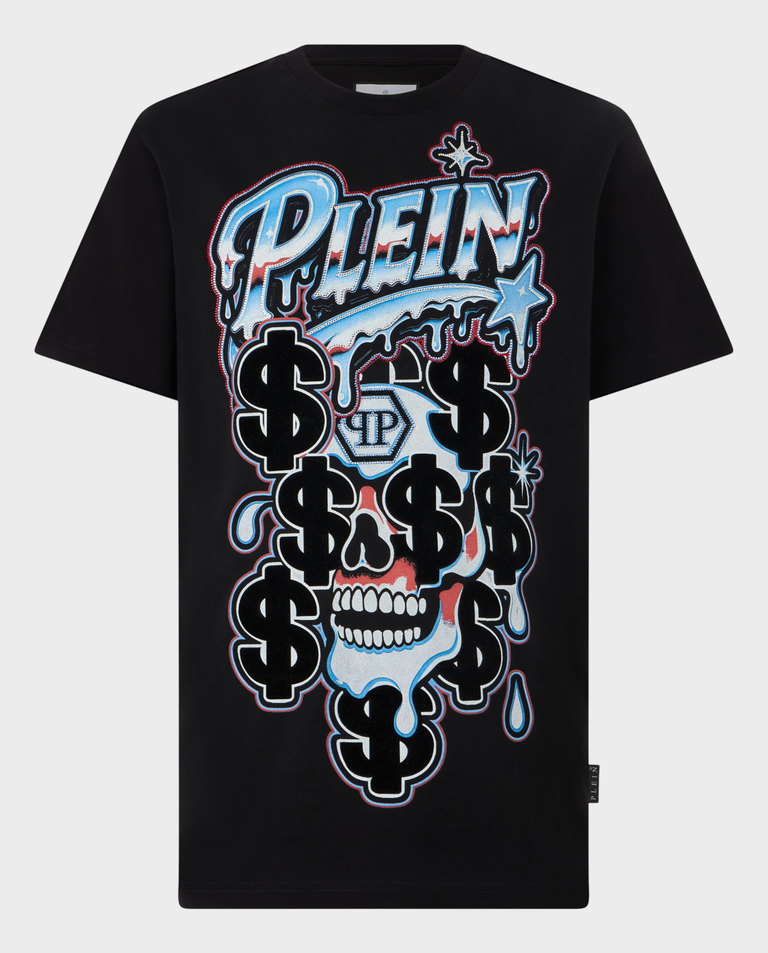 Czarny t-shirt Dollar Dripping