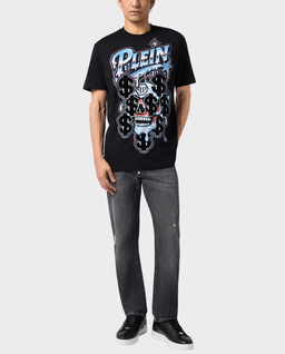 Czarny t-shirt Dollar Dripping - Image #3