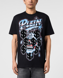 Czarny t-shirt Dollar Dripping - Image #1