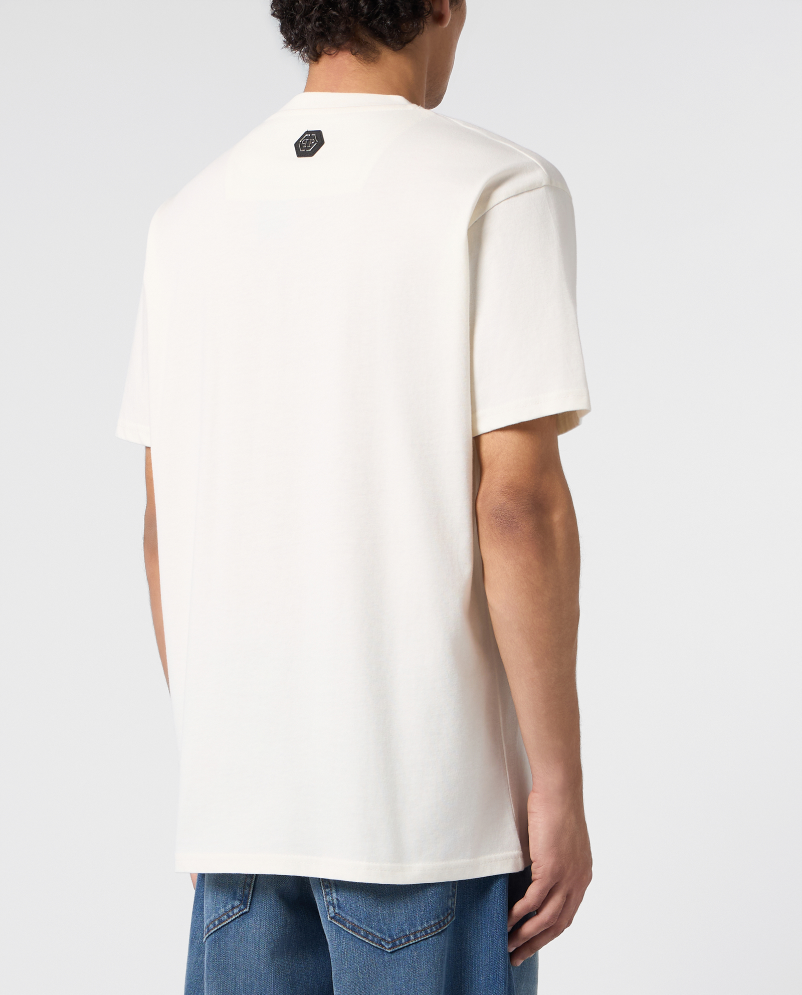Kremowy t-shirt Plein Space - Image #2