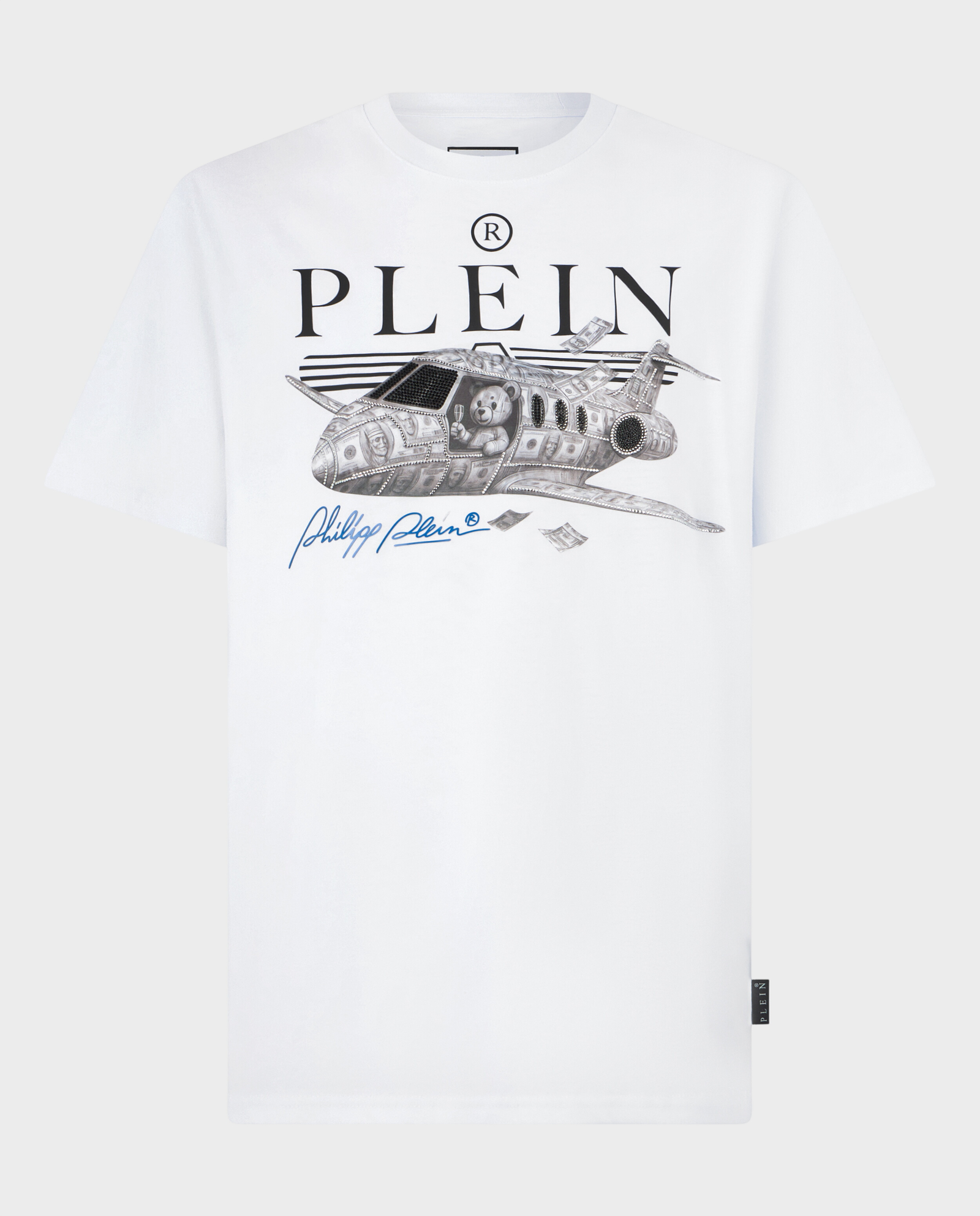Biały t-shirt Teddy Plane Stones - Image #0