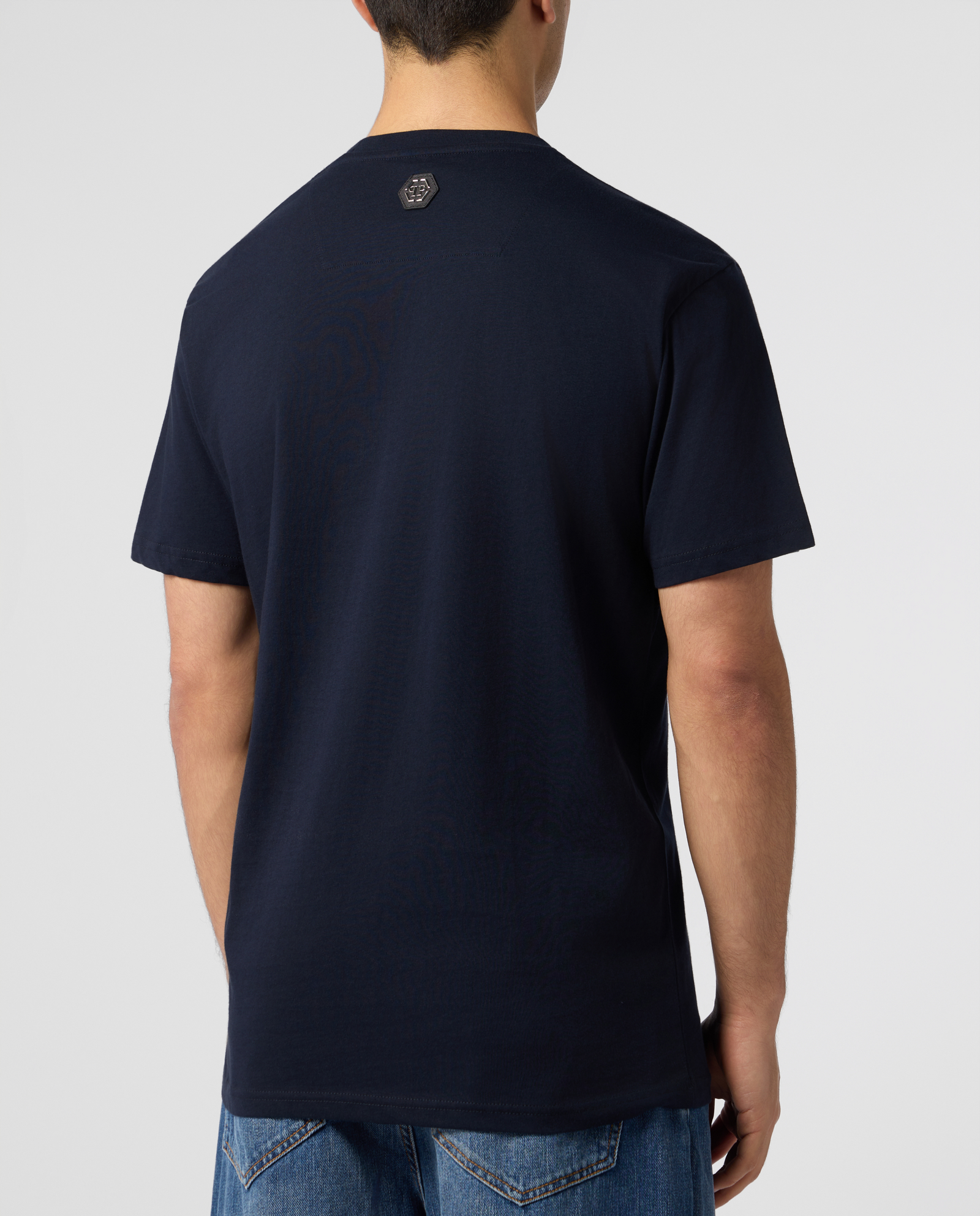 Granatowy t-shirt Teddy Plane Stones - Image #2