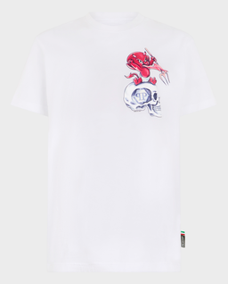 Biały t-shirt Baby Devil - Image #0