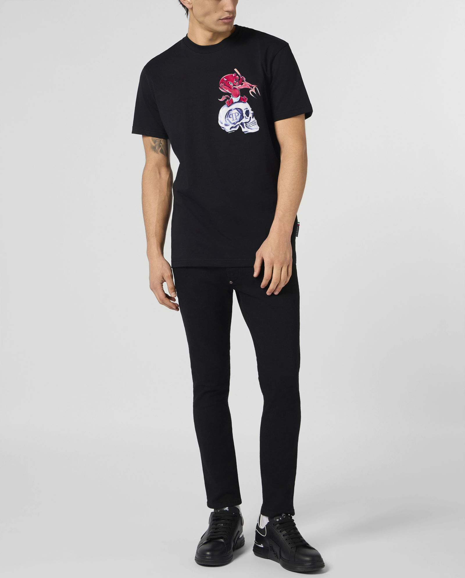 Czarny t-shirt Baby Devil - Image #3