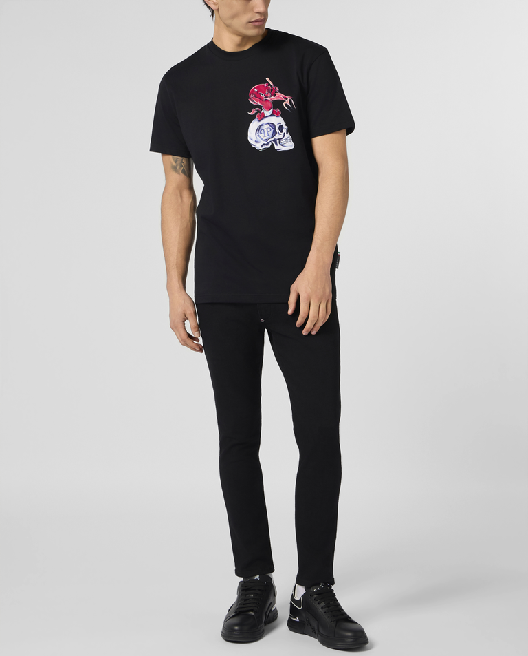 Czarny t-shirt Baby Devil - Image #3