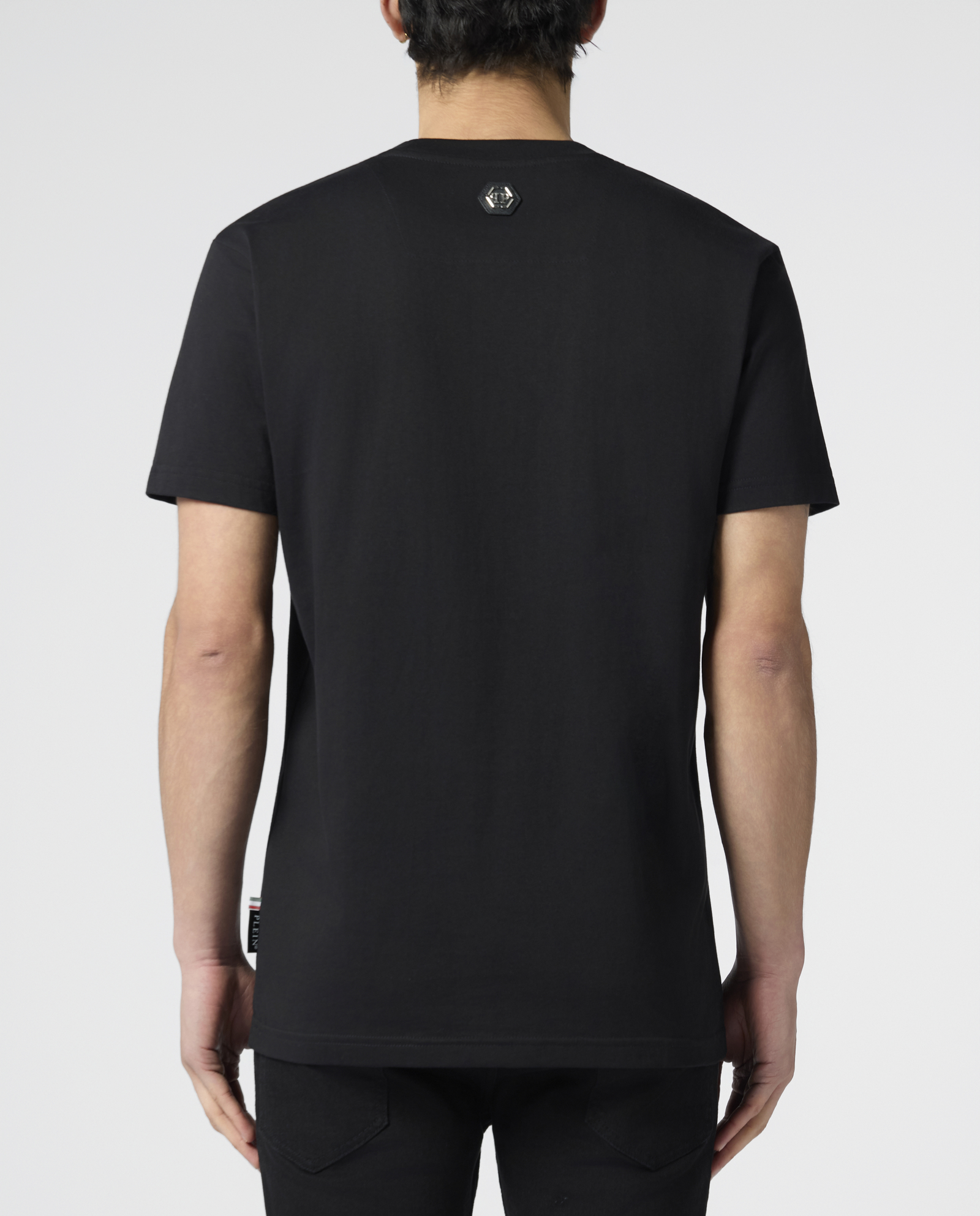 Czarny t-shirt College - Image #2