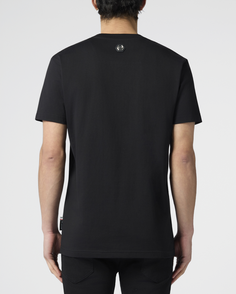 Czarny t-shirt College - Image #2