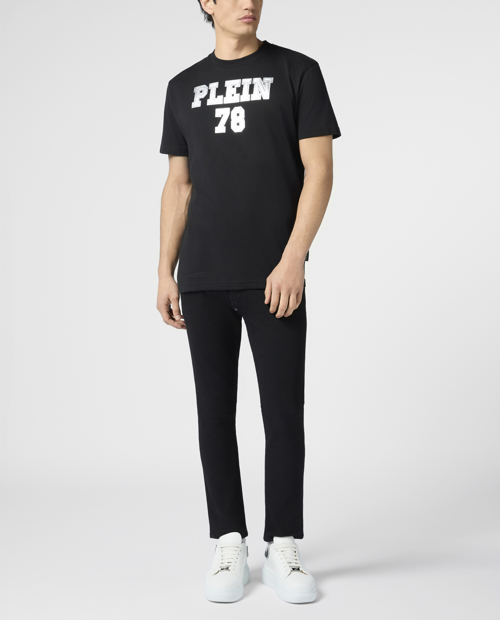 Czarny t-shirt College - Image #3