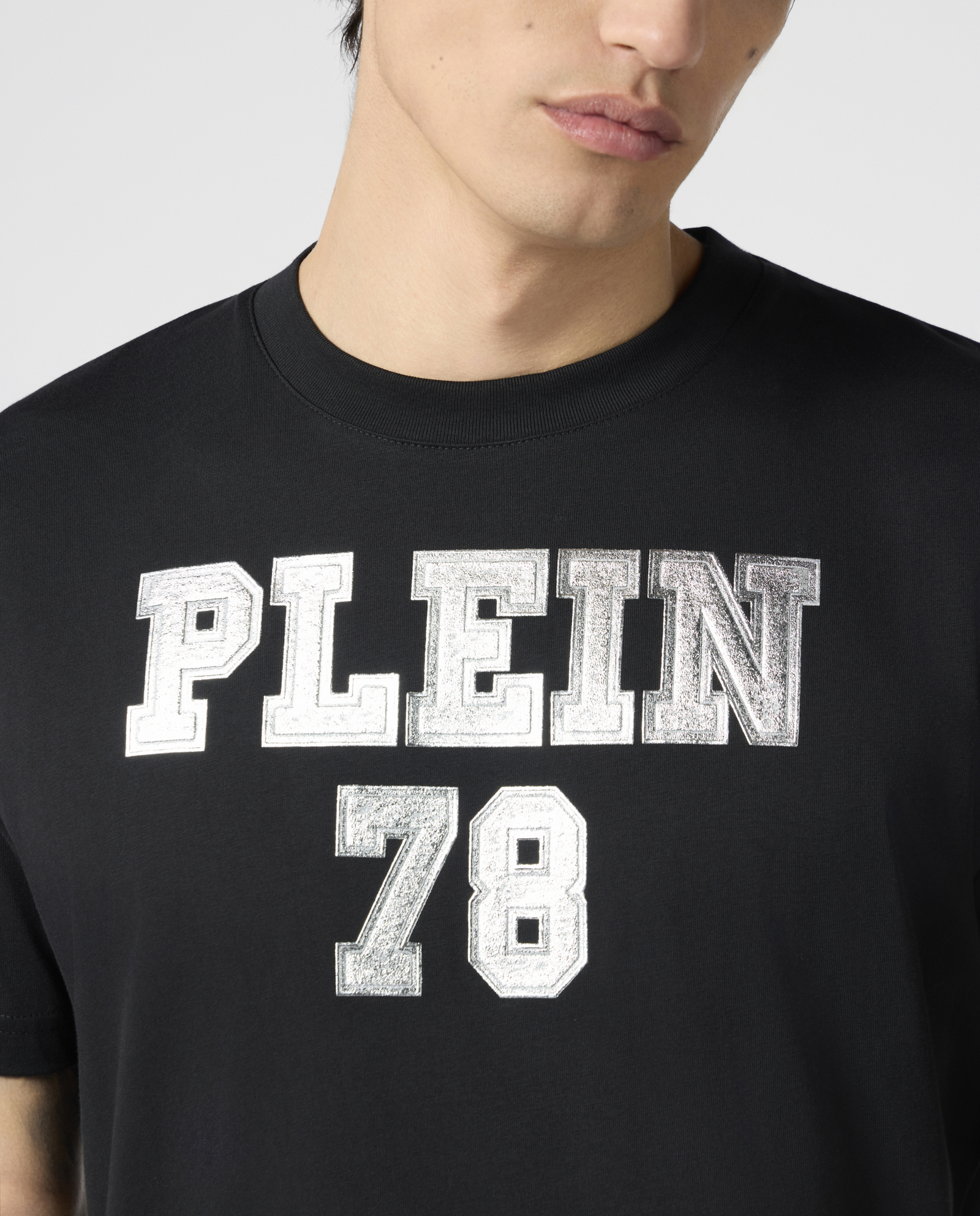 Czarny t-shirt College - Image #4