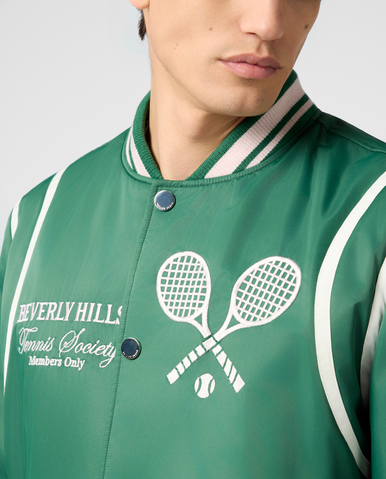 Zielona kurtka College Bomber Tennis Club - Image #4