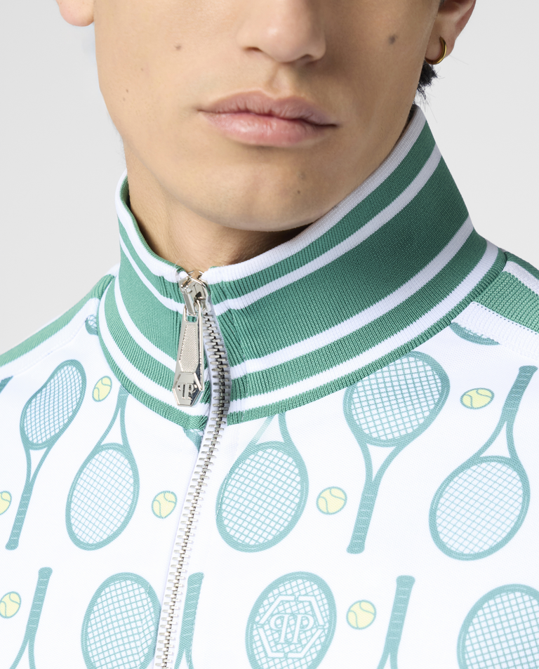 Bluza dresowa z printem All-Over Tennis - Image #4