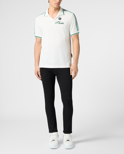 Biała koszulka polo Piquet - Image #3