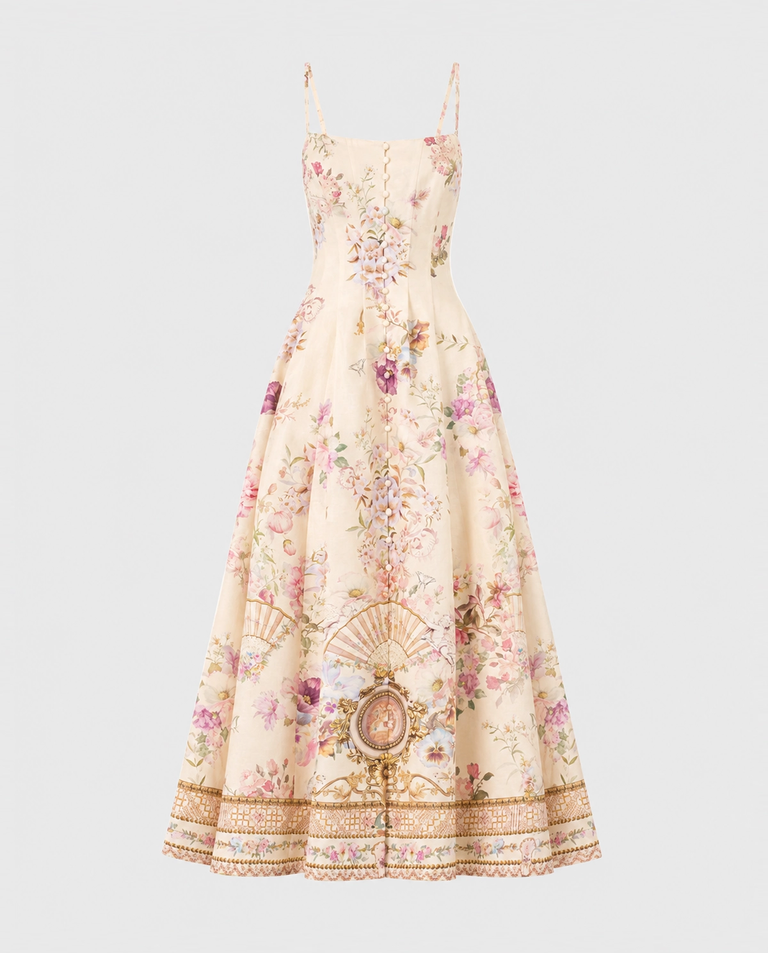 Sukienka w kwiaty Adorned in Aranjuez