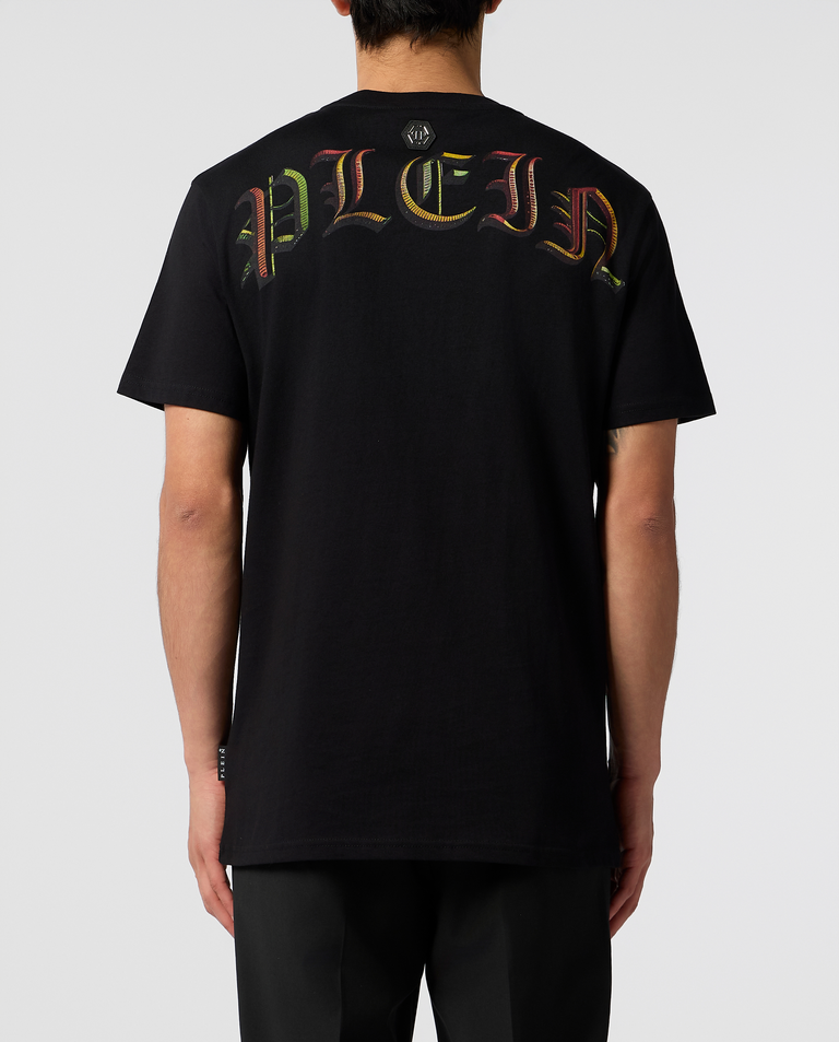 Czarny t-shirt Snake King Stones - Image #2