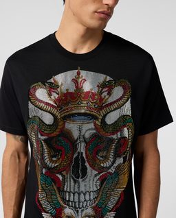 Czarny t-shirt Snake King Stones - Image #4