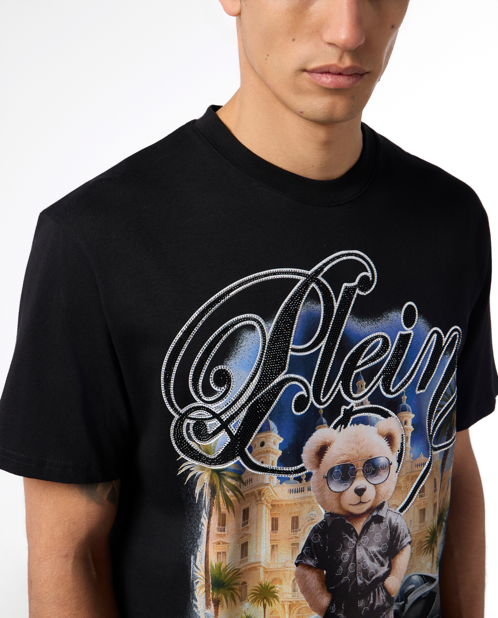 Czarny t-shirt Teddy Racing - Image #4