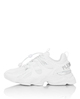 Białe sneakersy Runner Beast - Image #4