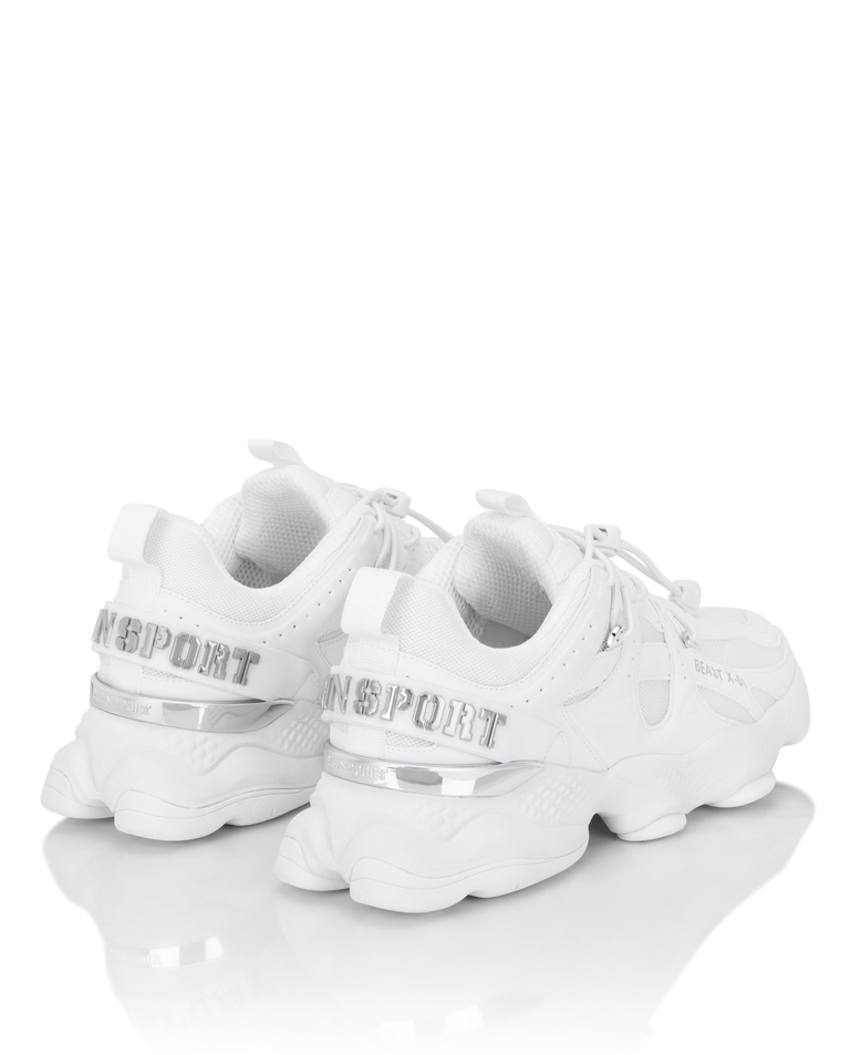 Białe sneakersy Runner Beast - Image #5