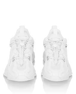 Białe sneakersy Runner Beast - Image #6