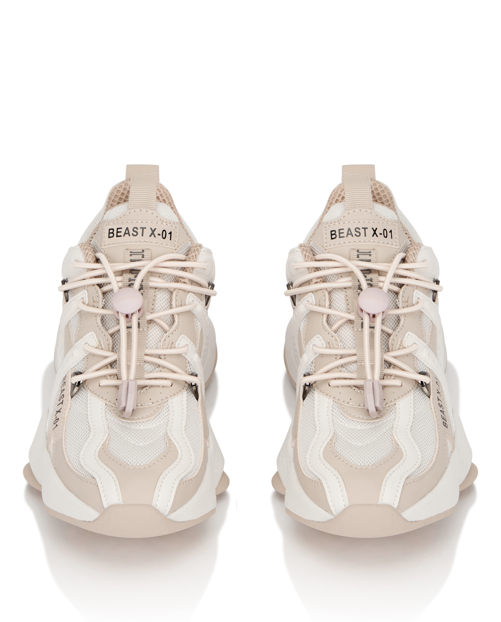 Beżowe sneakersy Runner Beast - Image #6