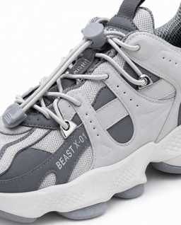Szare sneakersy Runner Beast - Image #2
