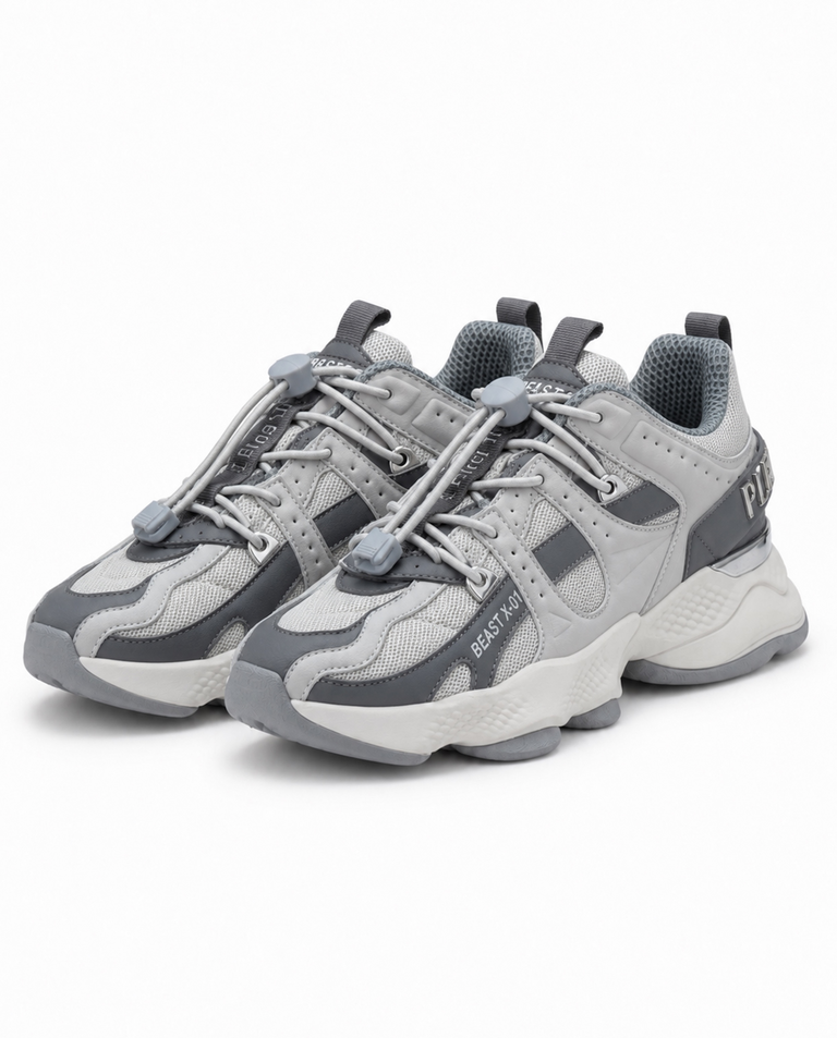 Szare sneakersy Runner Beast