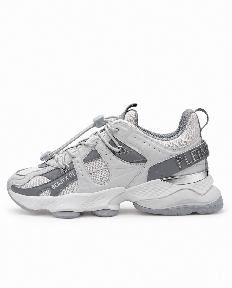 Szare sneakersy Runner Beast - Image #3