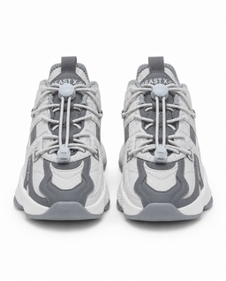 Szare sneakersy Runner Beast - Image #6