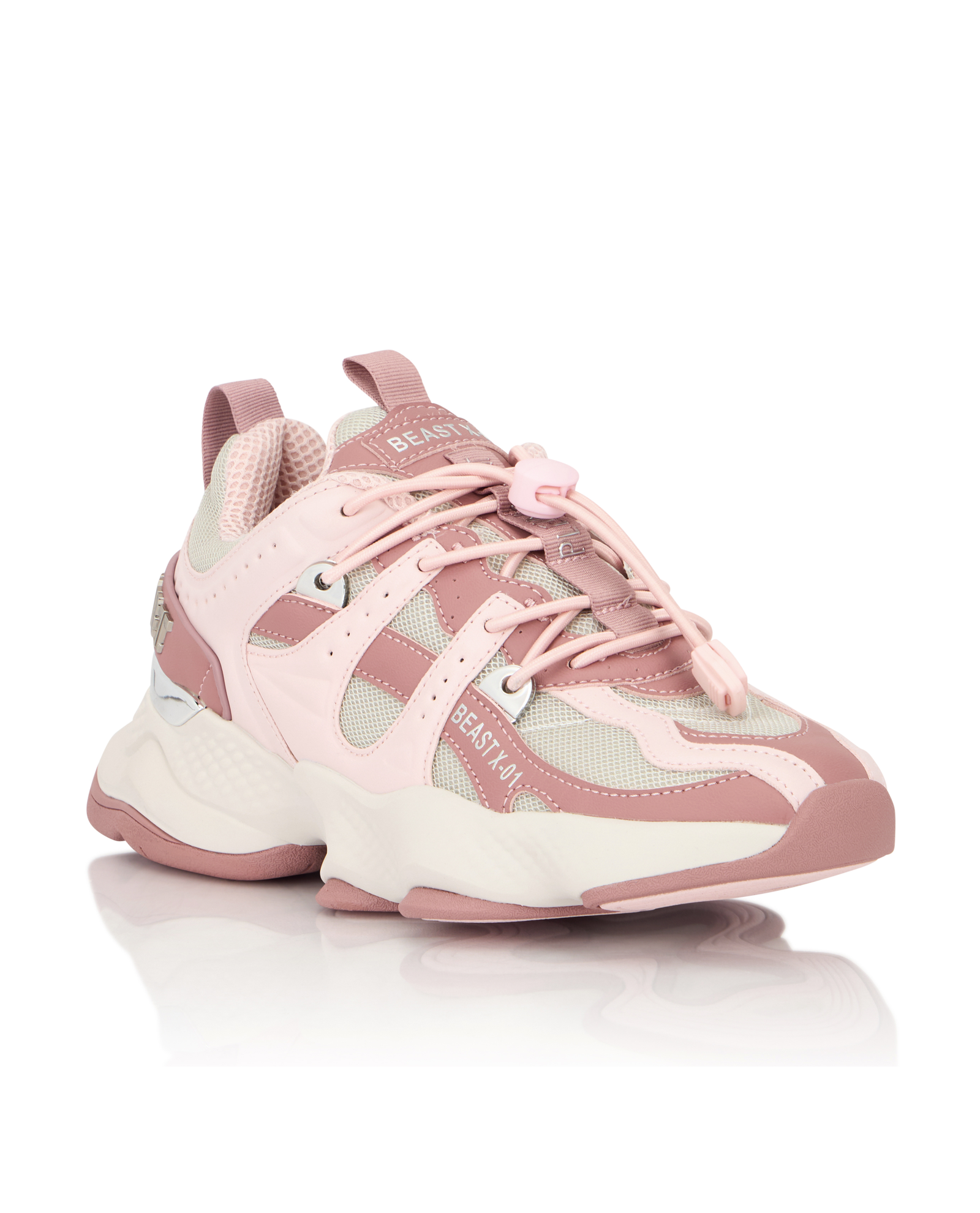 Różowe sneakersy Runner Beast - Image #1