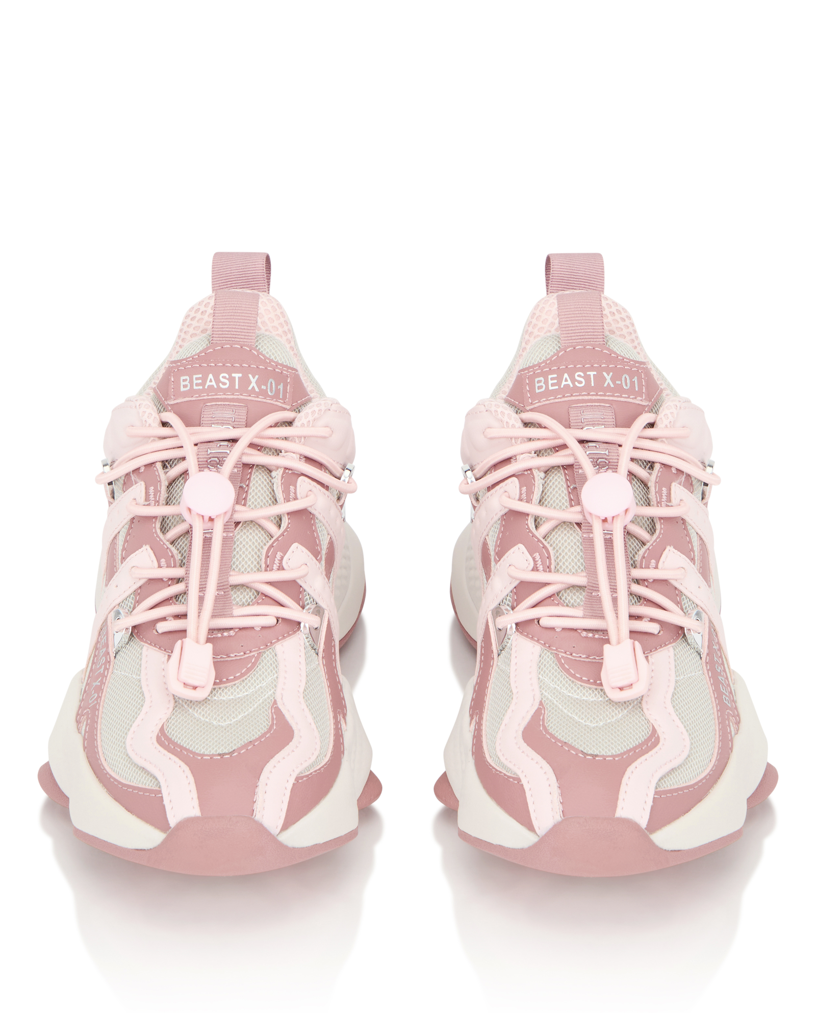 Różowe sneakersy Runner Beast - Image #6