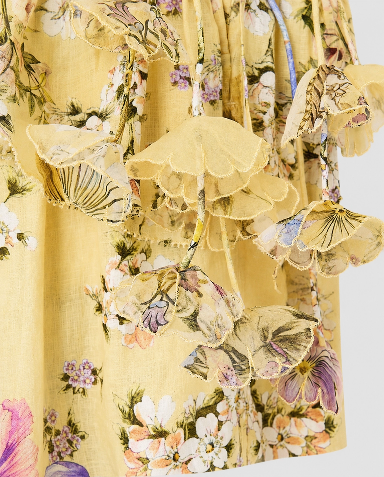 Lniana sukienka w kwiaty Darling Buds - Image #7