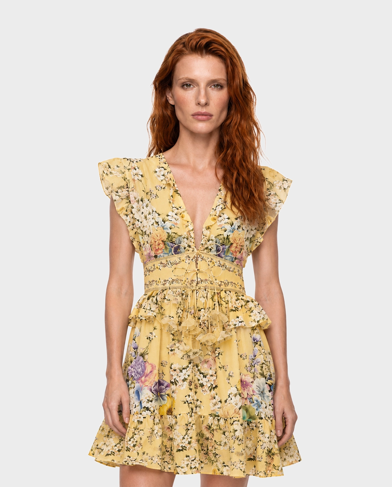 Lniana sukienka w kwiaty Darling Buds - Image #3
