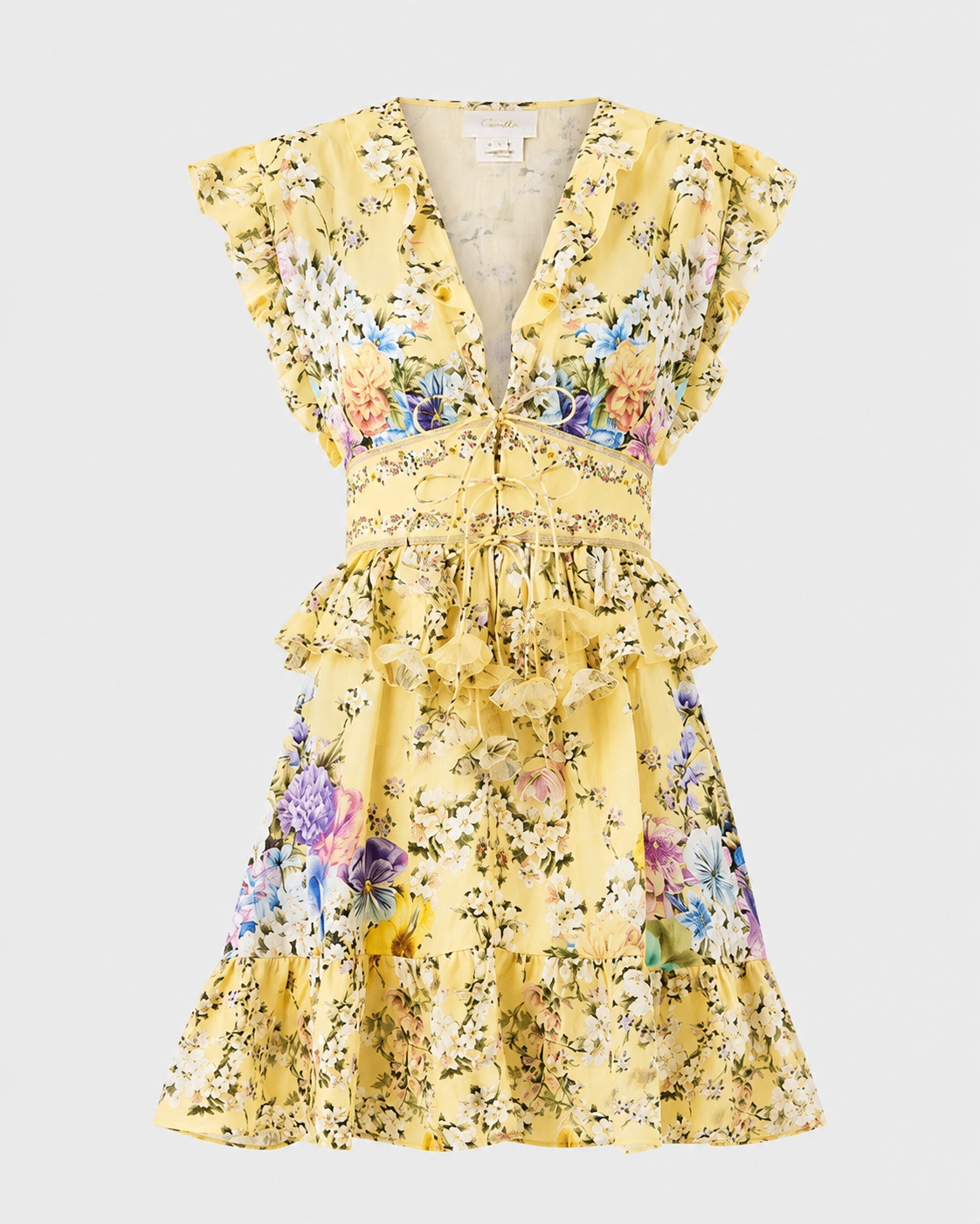 Lniana sukienka w kwiaty Darling Buds - Image #0