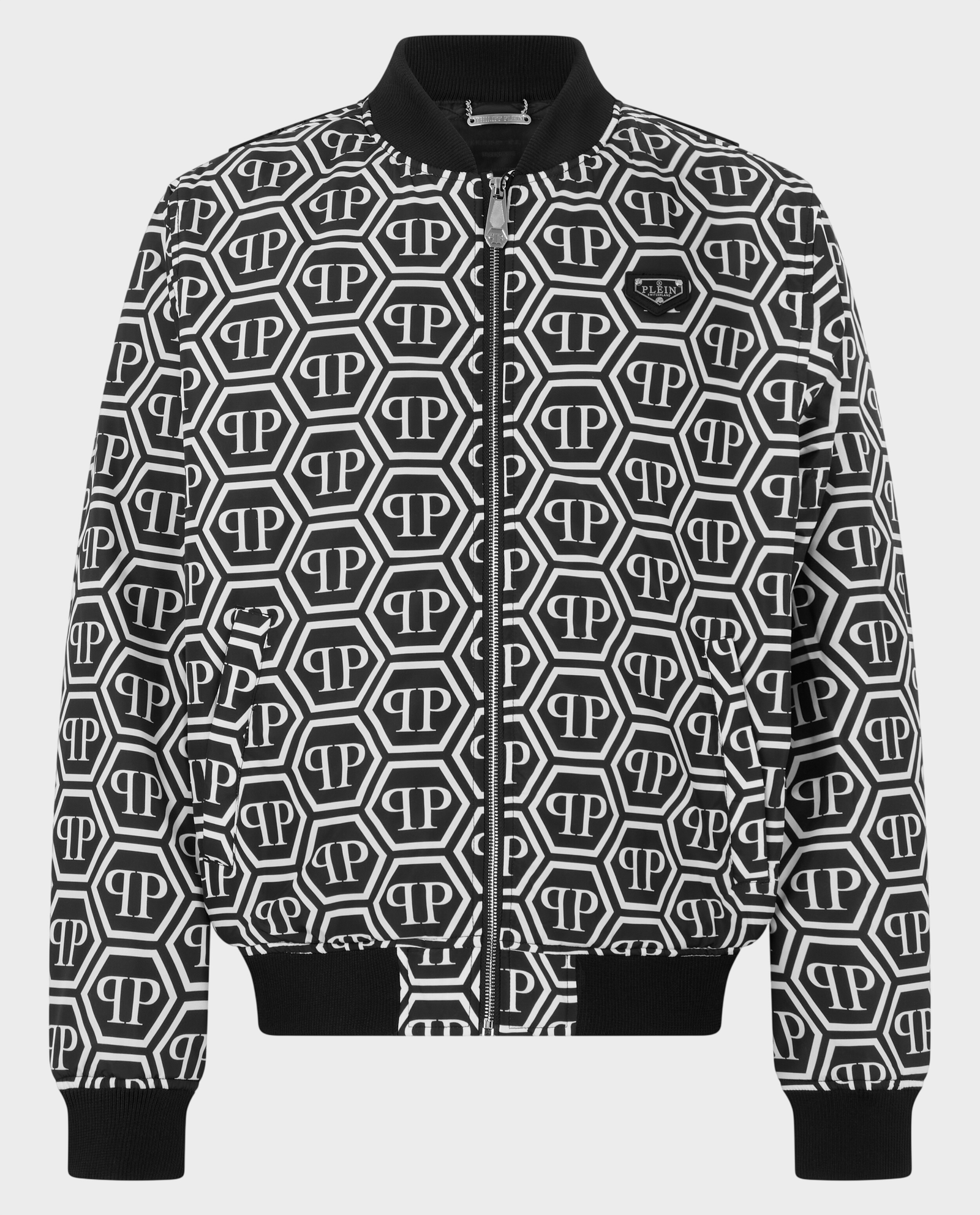 Logowana kurtka typu bomber - Image #0