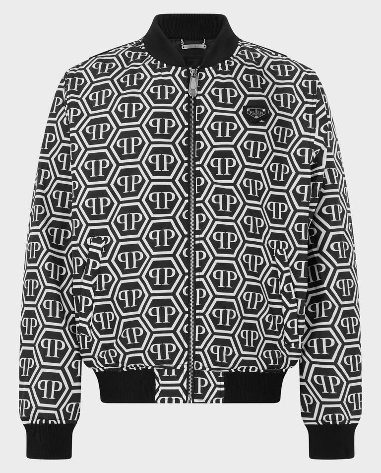 Logowana kurtka typu bomber