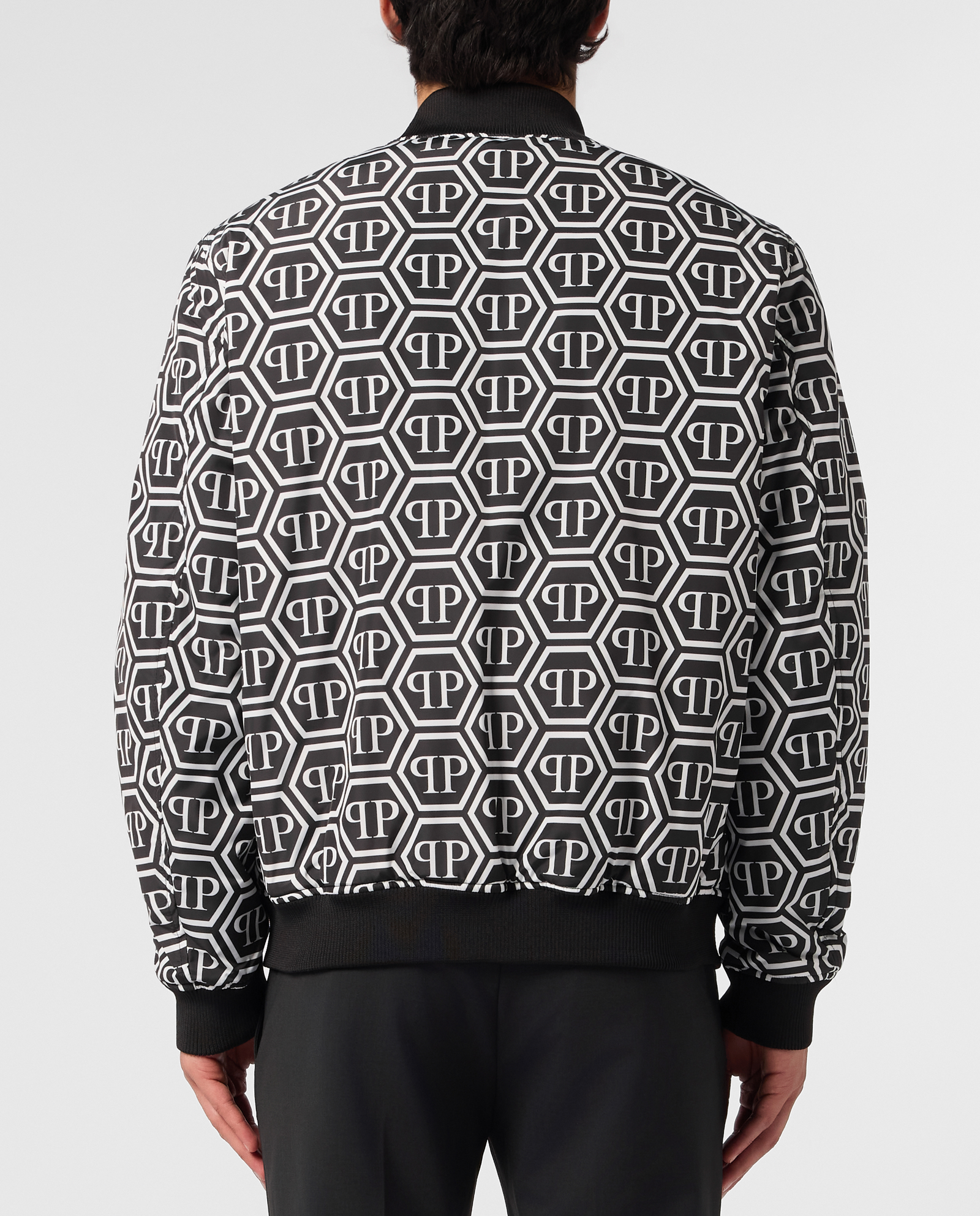 Logowana kurtka typu bomber - Image #2