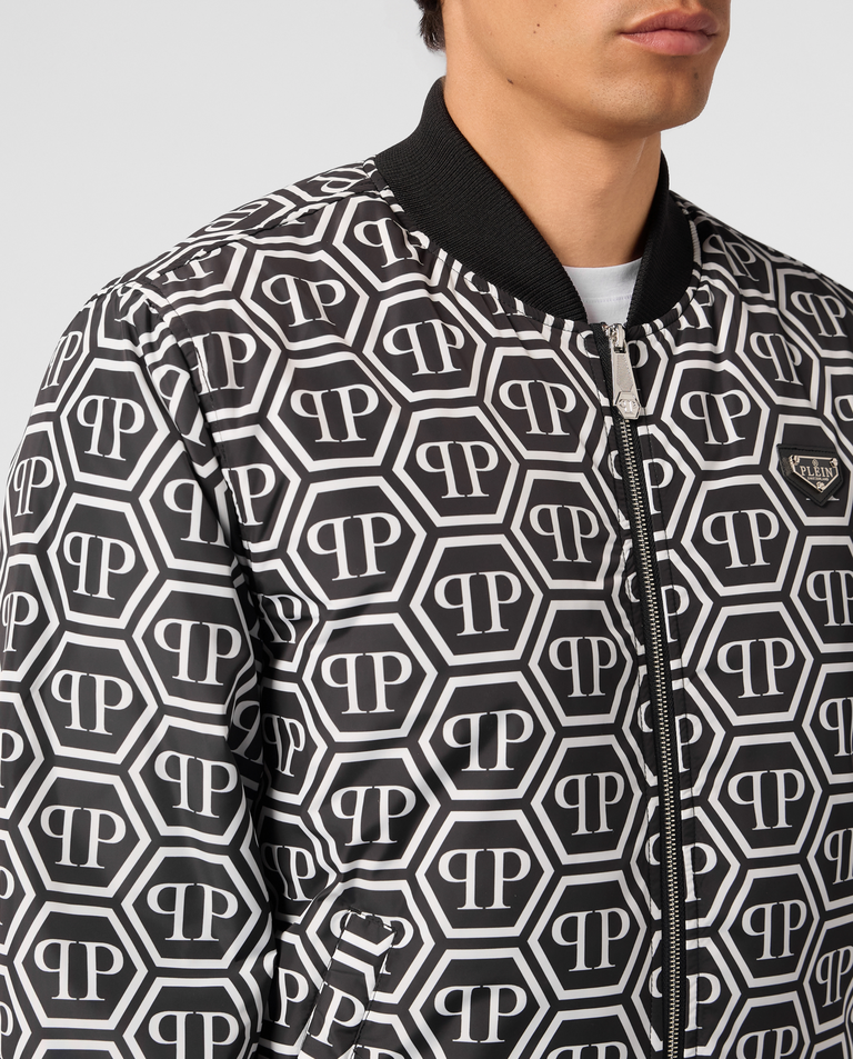 Logowana kurtka typu bomber - Image #4